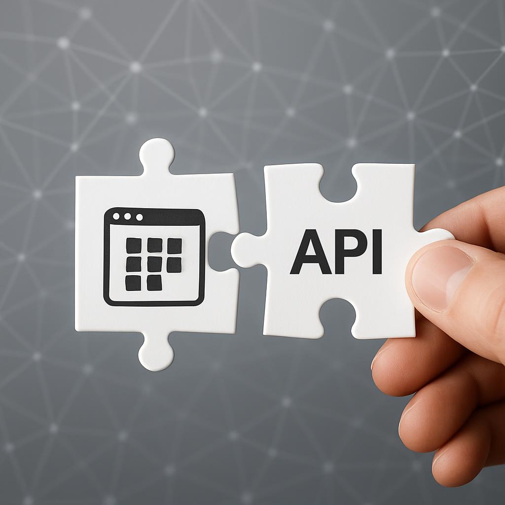 An image of a white jigsaw puzzle representing an internet API, aligning with the title image.